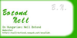 botond nell business card